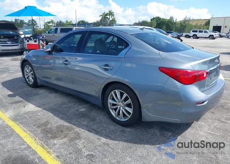 2014 Infiniti Q50 Premium z USA, uszkodzony, nr VIN JN1BV7APBEM675242